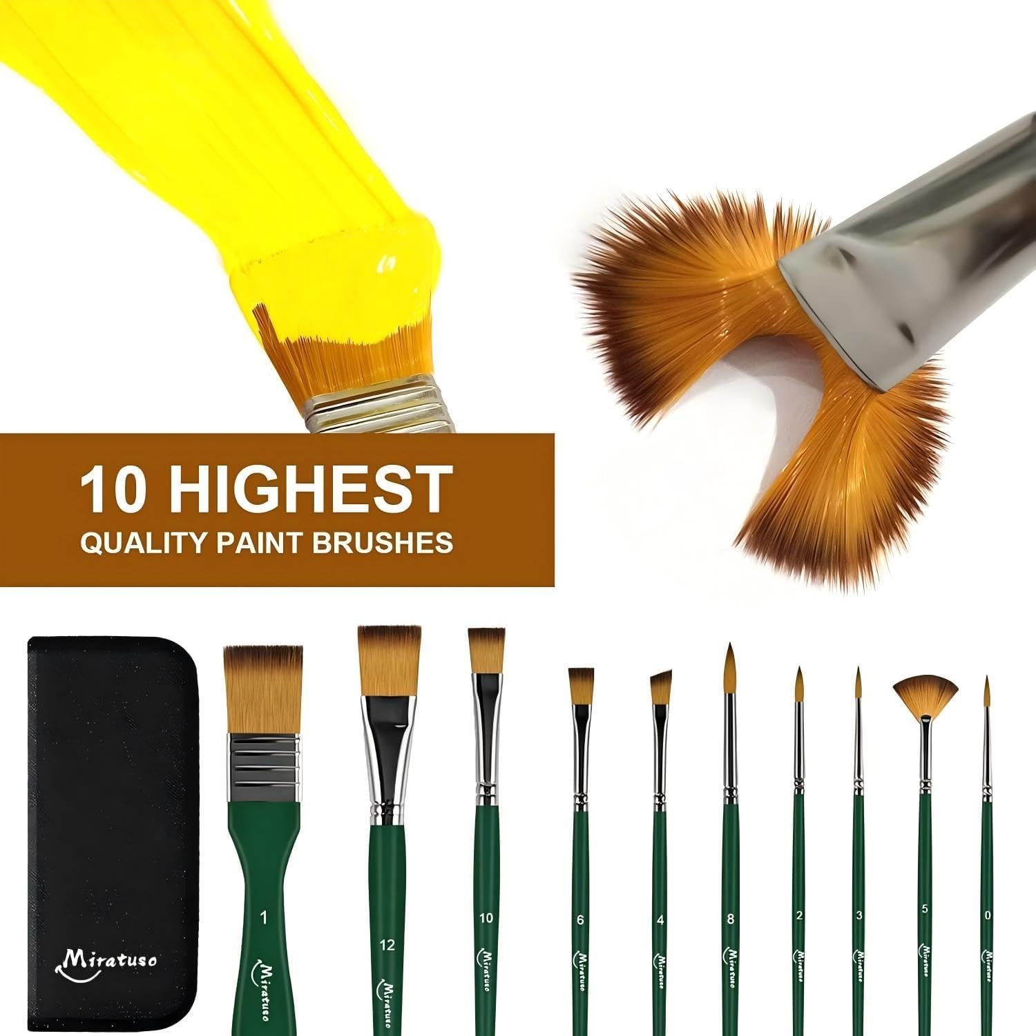 Juego de Arte Deluxe Miratuso 27 Piezas con Caballete y Pinturas