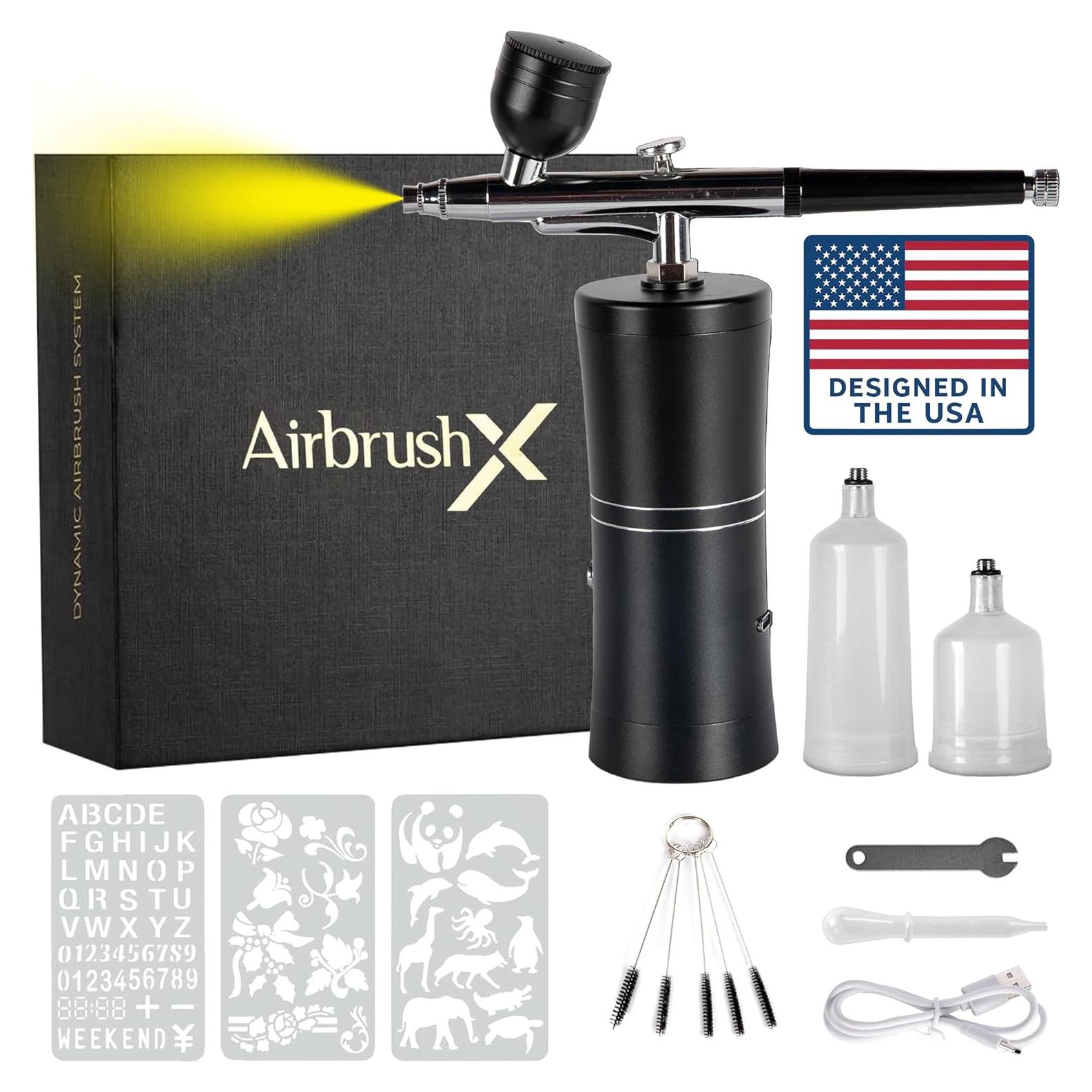Kit de Aerógrafo AirbrushX con Compresor Inalámbrico