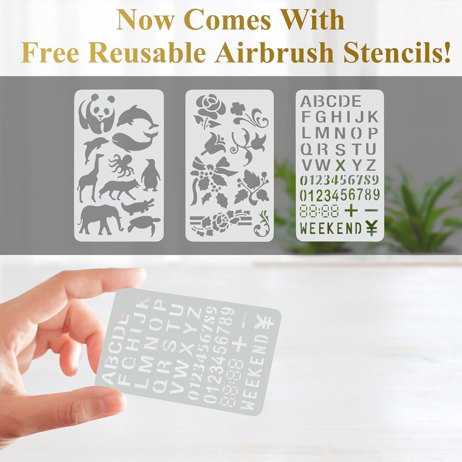 Kit de Aerógrafo AirbrushX con Compresor Inalámbrico