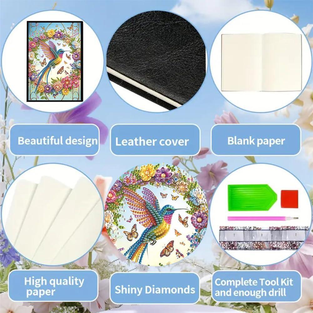 Cuaderno de Pintura de Diamantes POETRYDRAW 21x14.5 cm Azul