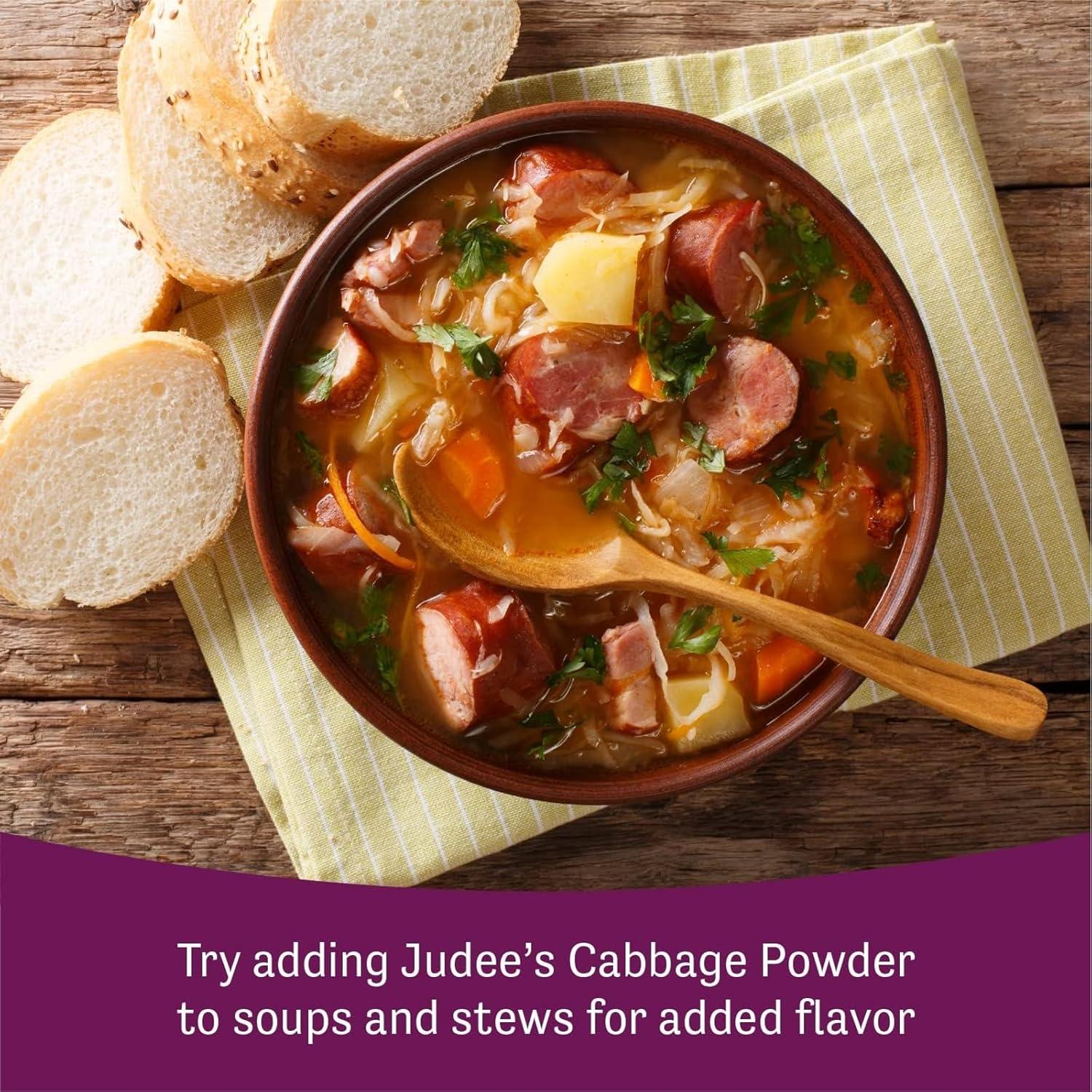 Polvo de Repollo Judee 453g - 100% No OGM, Sin Gluten