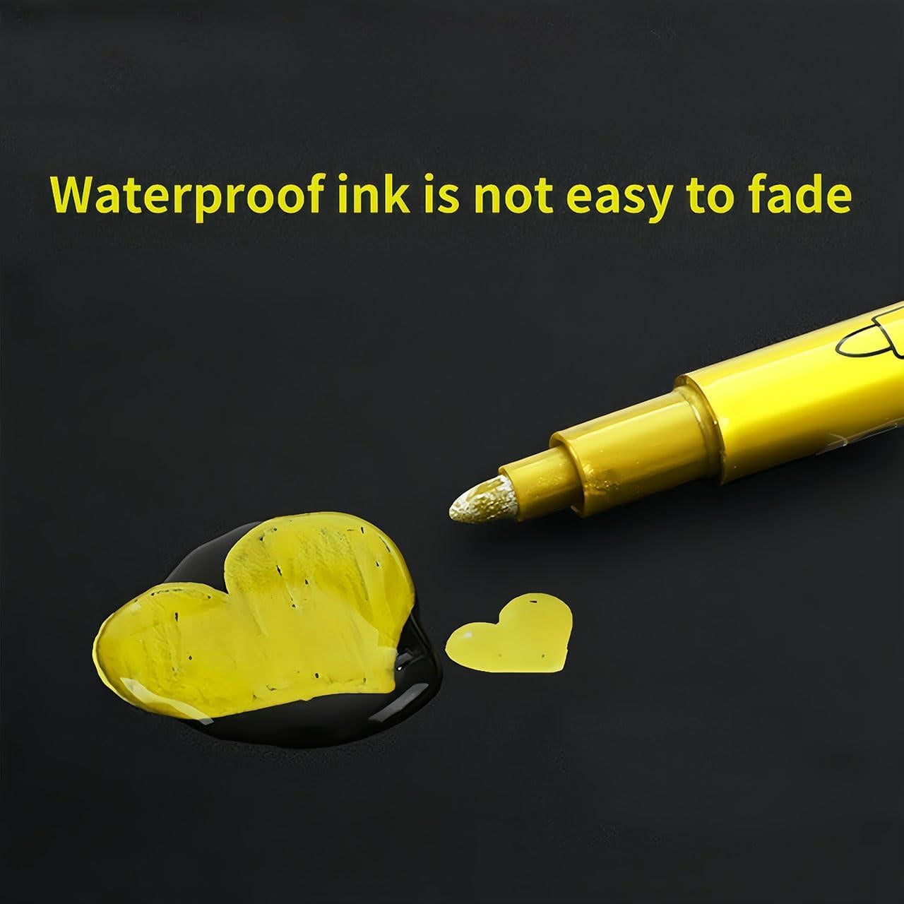 Conjunto de Marcadores Permanentes Acrílicos Funny Live 6pcs