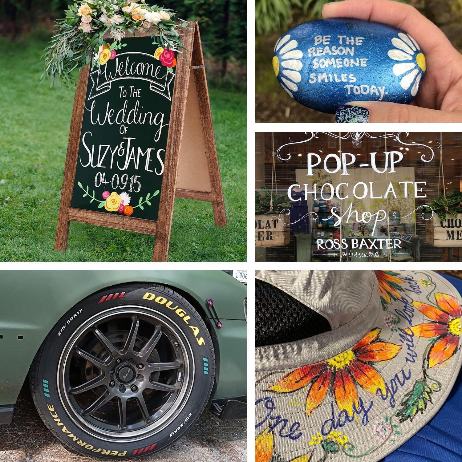 Marcadores de Pintura Acrílica Extrafina Lesun - 12 Colores