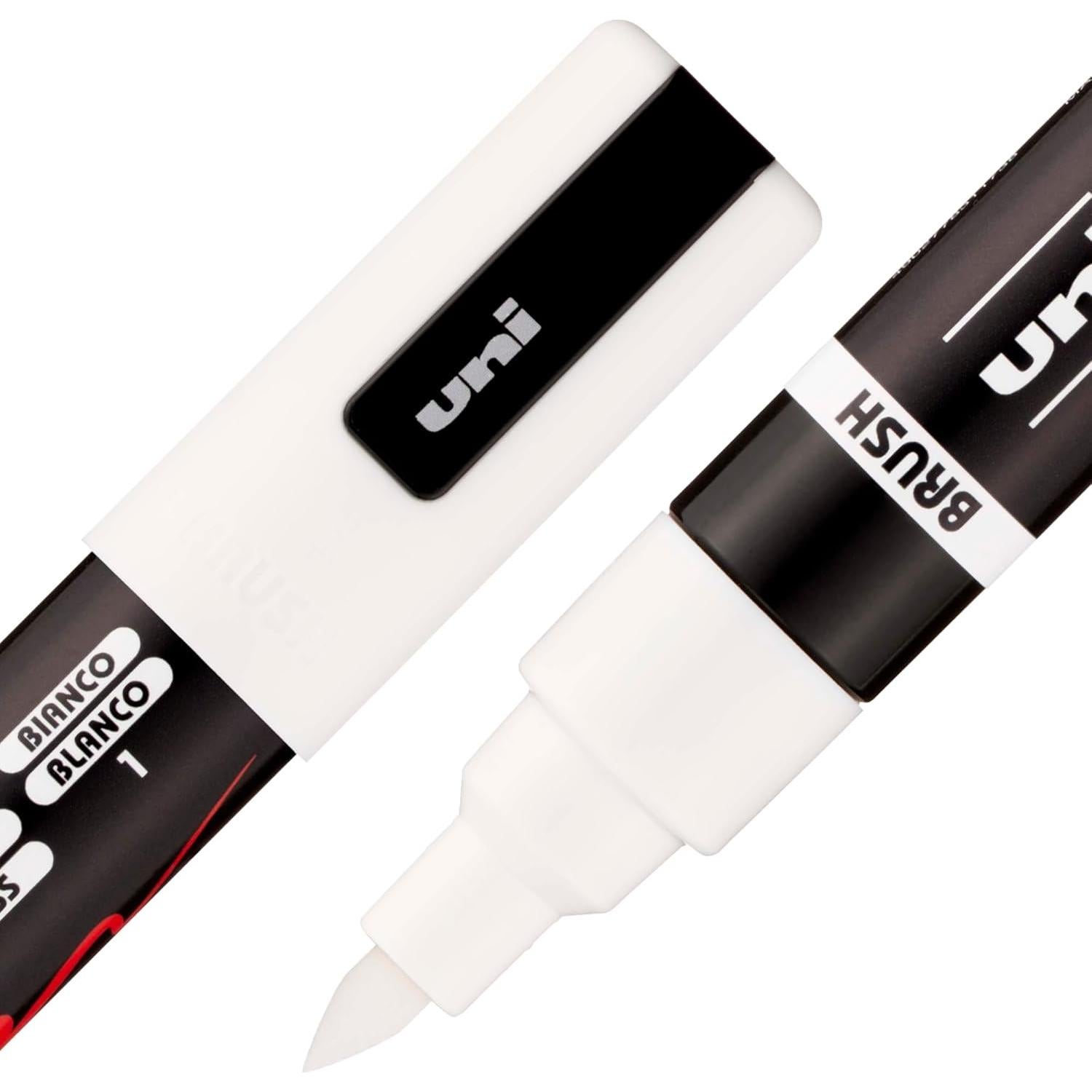 Marcadores de Pintura Posca Uni PC-5BR 3 Unidades Blanco 1.0-4.0mm