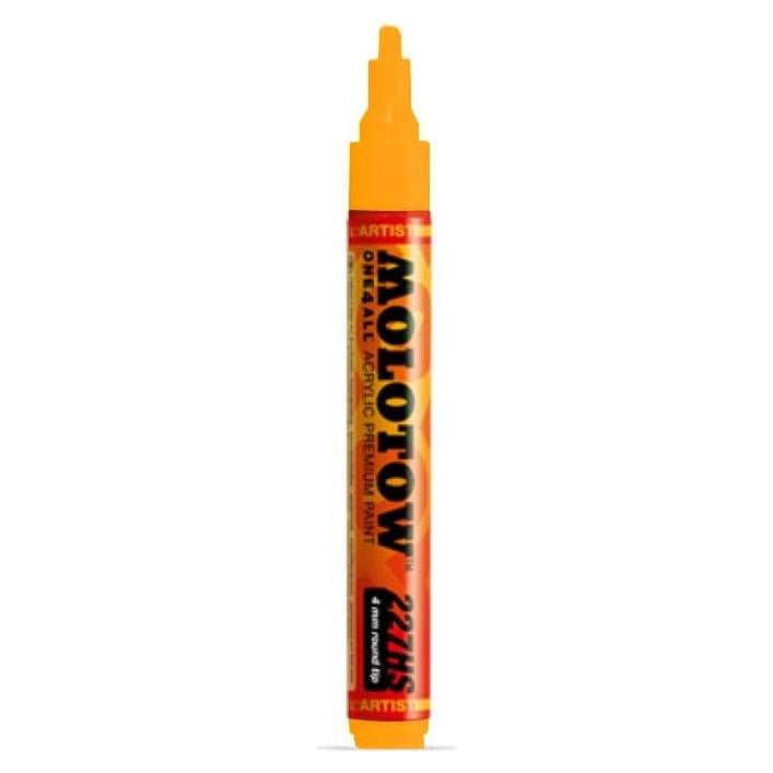 Marcador Acrílico MOLOTOW ONE4ALL 4mm Naranja Neón Fluorescente