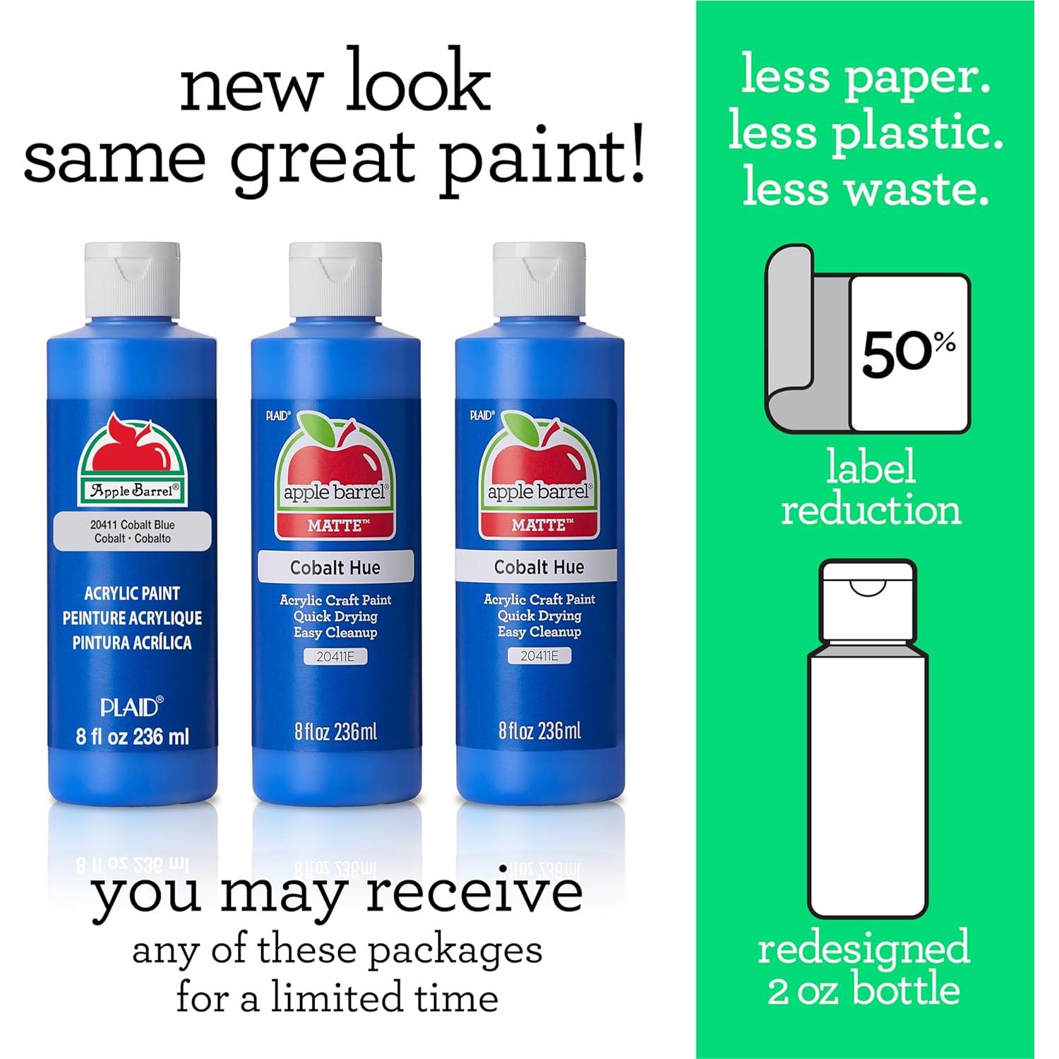 Pintura Acrílica Apple Barrel 8 Oz Blanco Antiguo Mate