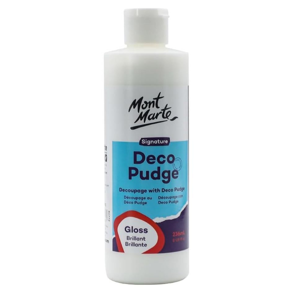 Mont Marte Deco Pudge Barniz Brillo 236ml - Sellador Multiusos