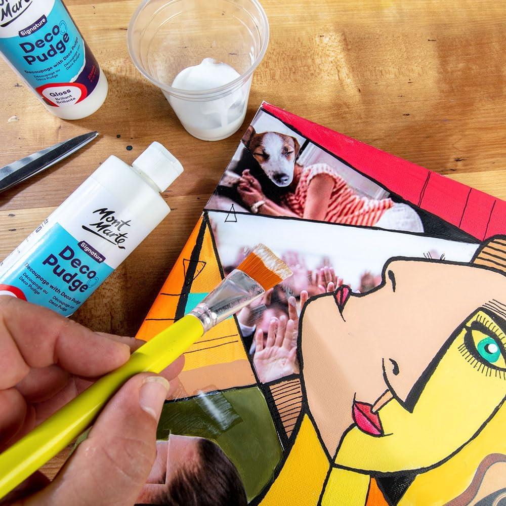 Mont Marte Deco Pudge Barniz Brillo 236ml - Sellador Multiusos