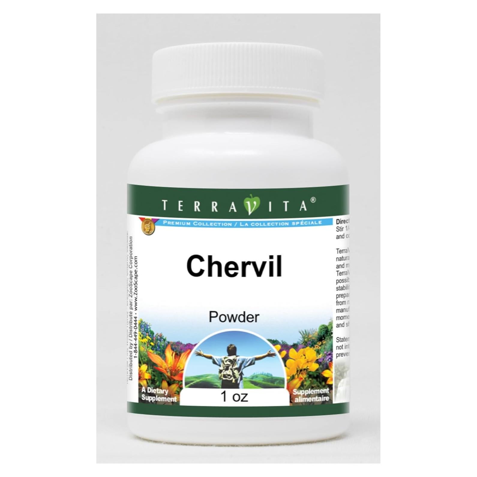 Polvo de Perifollo TerraVita 28.35 g Sin Rellenos