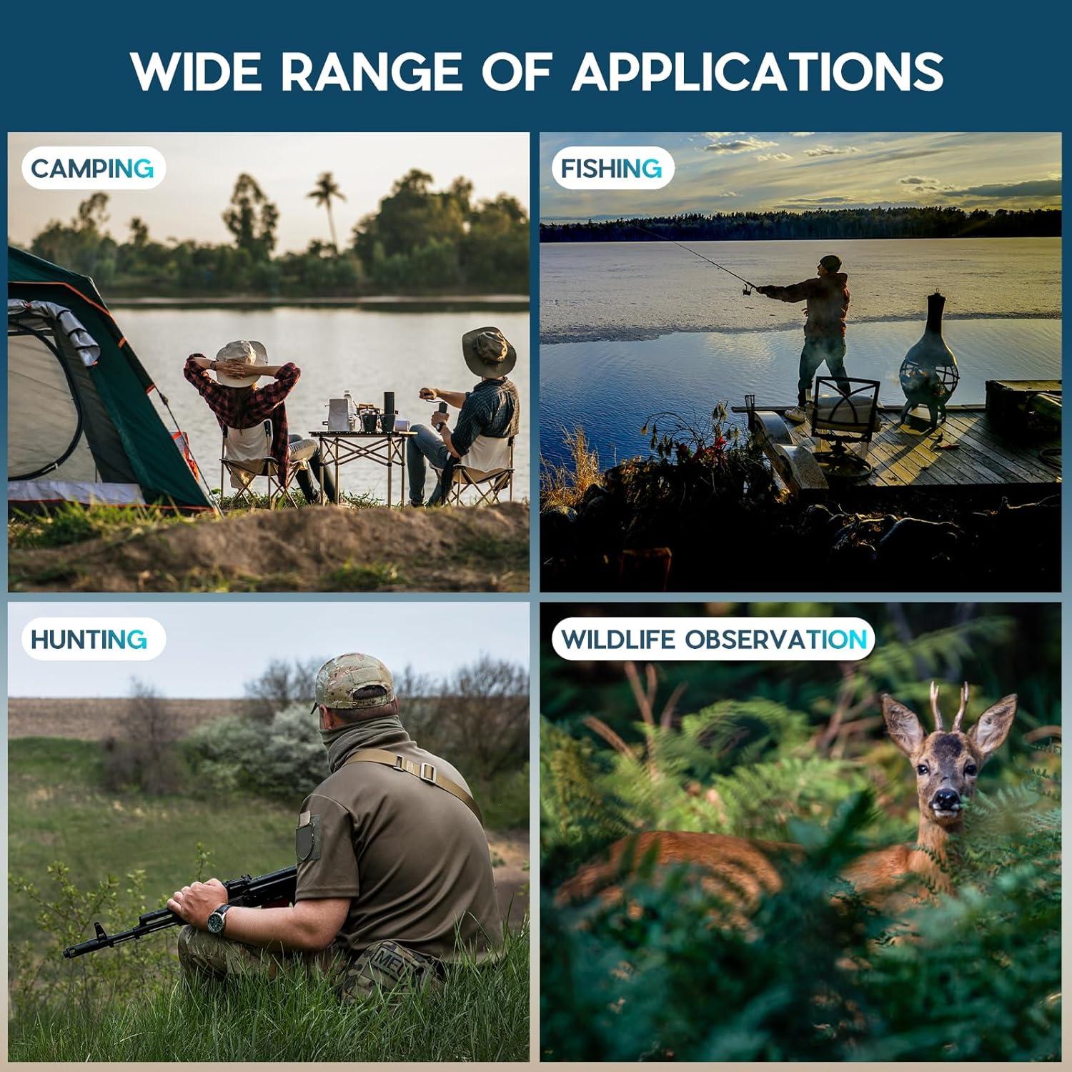 Gafas de Visión Nocturna WISHBETY 4K 3.5" 10X Zoom