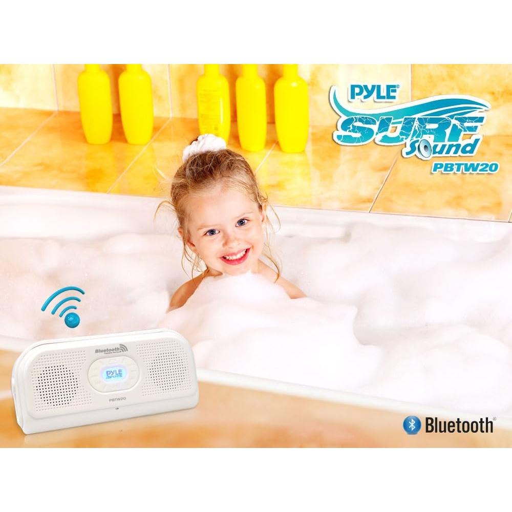 Altavoz Portátil Pyle PBTW20WT Bluetooth Resistente al Agua