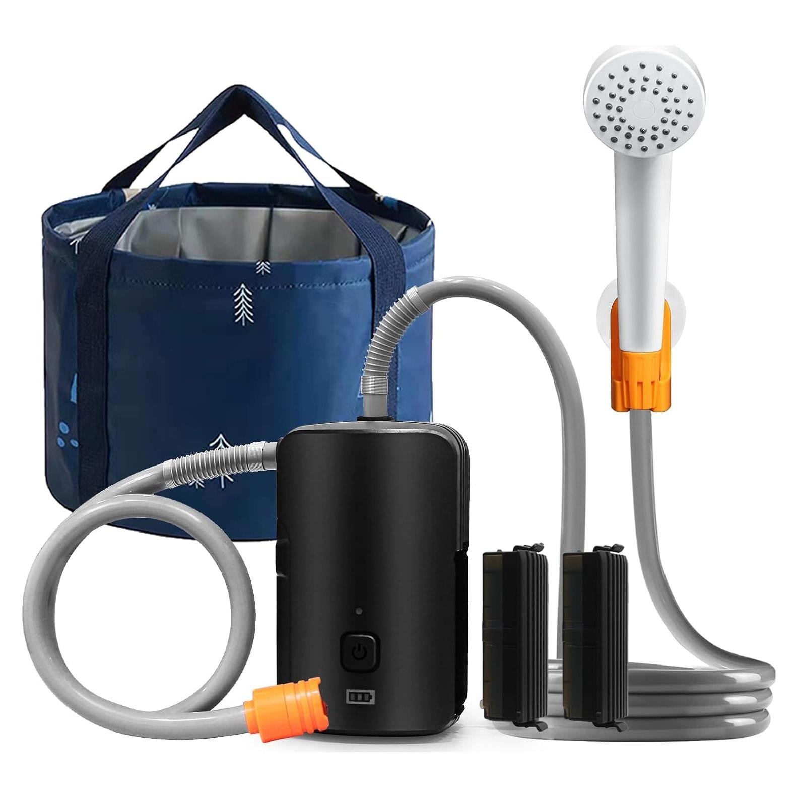 Ducha Portátil B.TAWD S95-2 con Batería 4400mAh y Luz LED