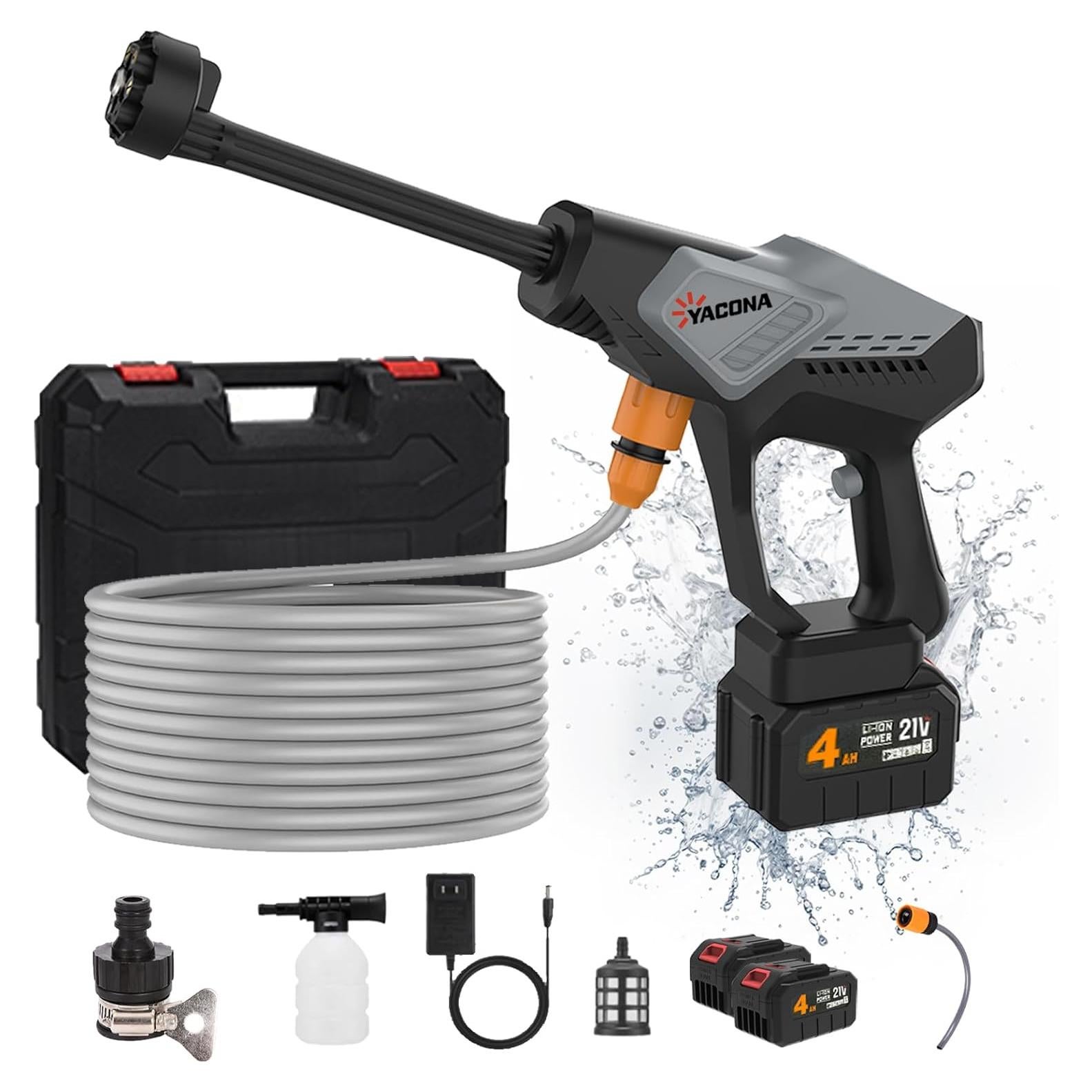 Lavadora a Presión Inalámbrica SkylarkJoy 800 PSI 10m Batería