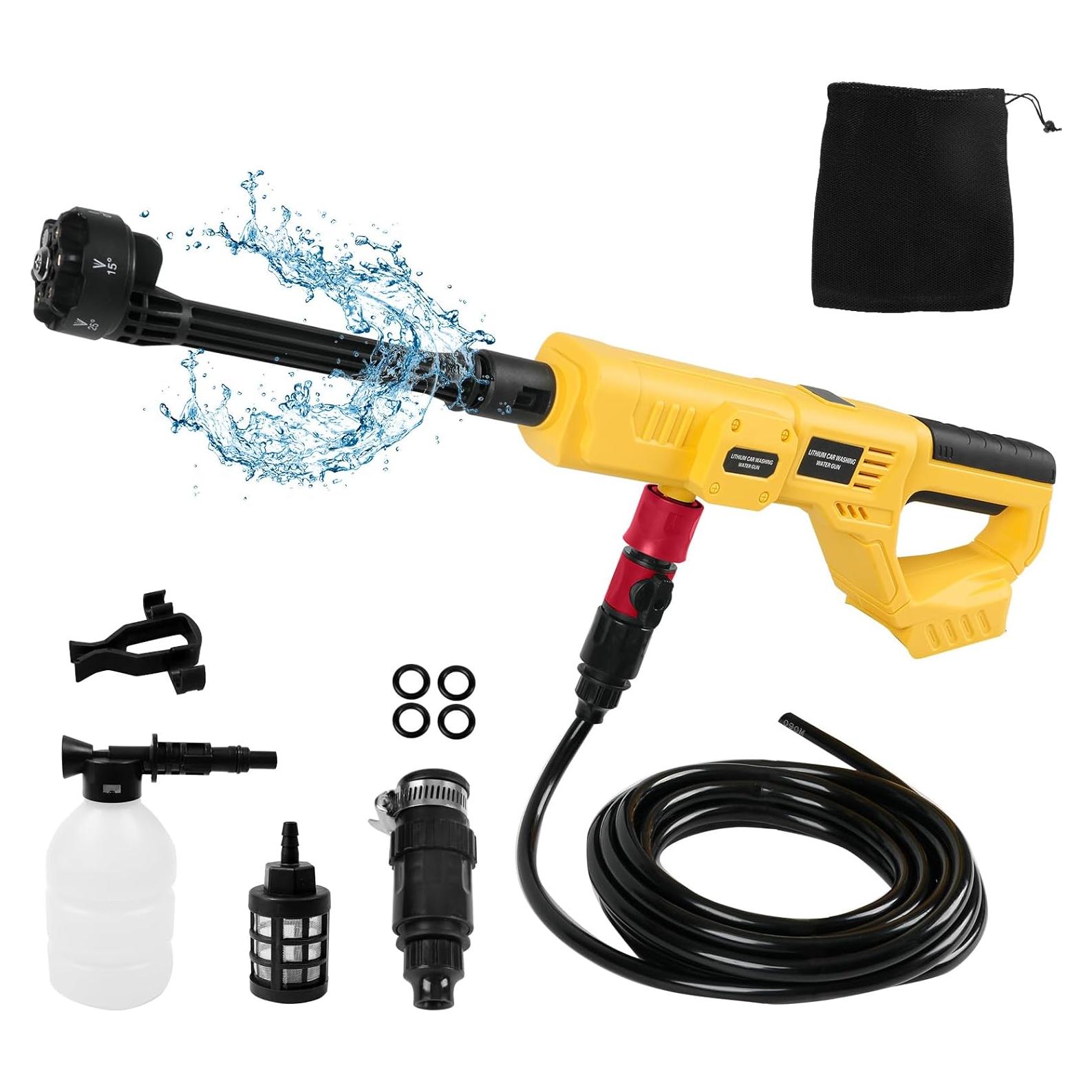 Lavadora a Presión Inalámbrica JOJOCY 1000PSI 6 en 1 Portátil