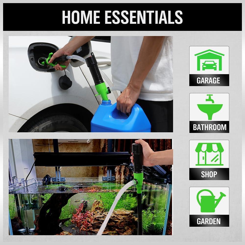 Bomba de Transferencia de Líquido a Batería SWANLAKE 9.1 L/min