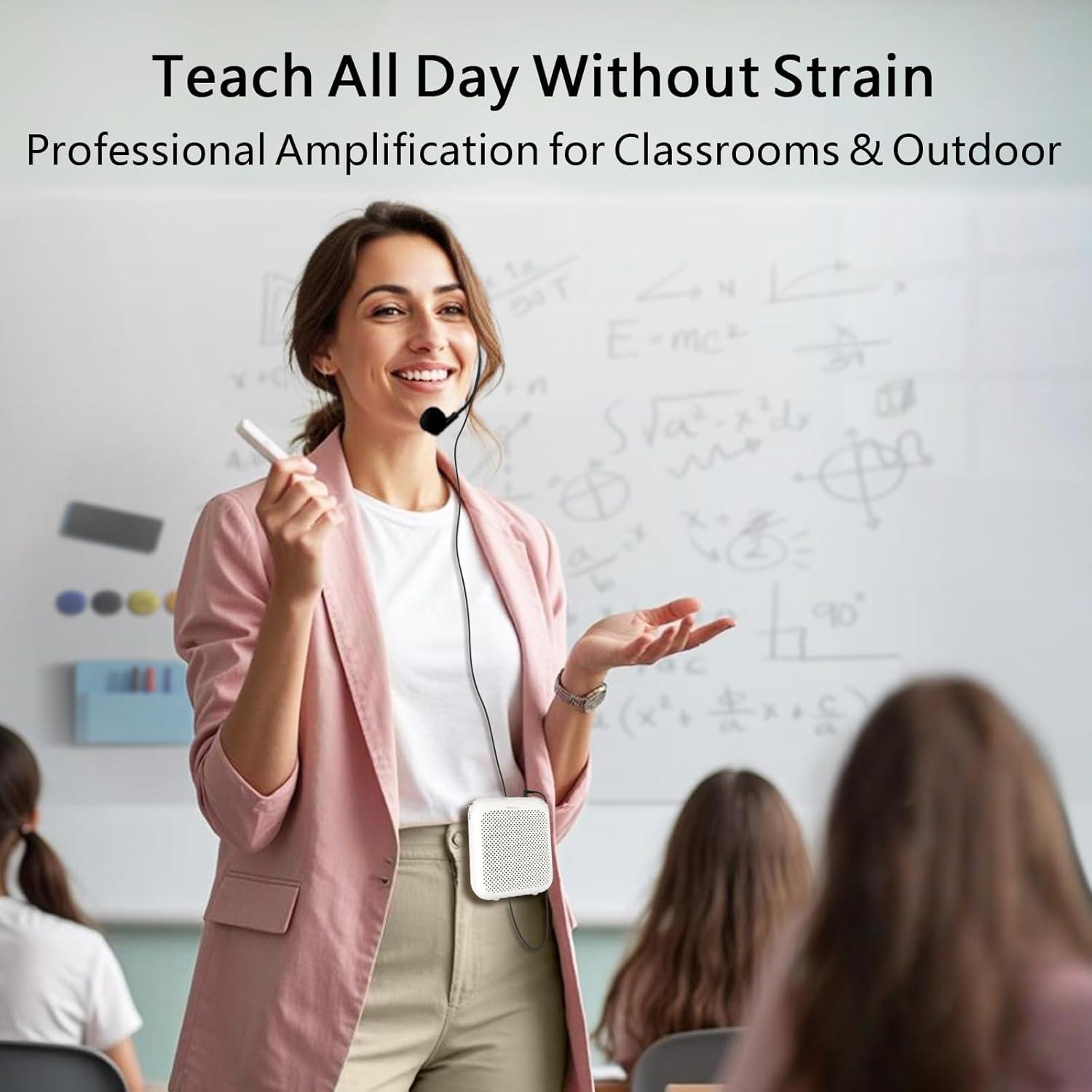 Amplificador de Voz Portátil Norwii S358 2000mAh Blanco