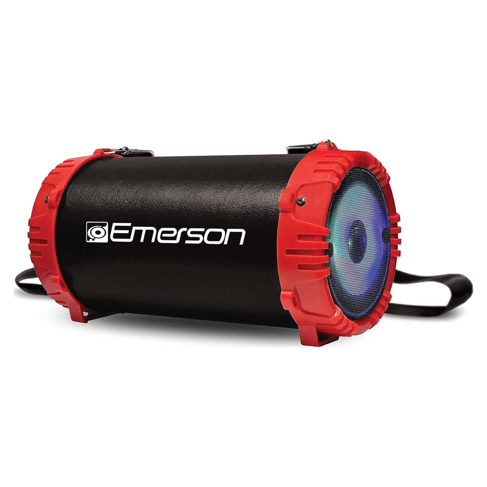 Altavoz Bluetooth Emerson EAS-3001 Portátil Rojo con LED
