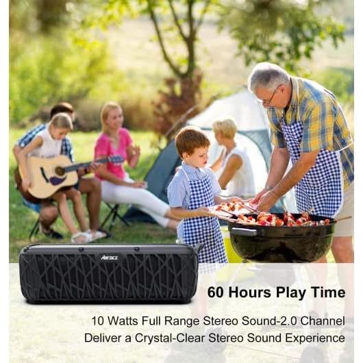 Altavoz Bluetooth Solar ABFOCE ES-T61 5000mAh 60h Negro