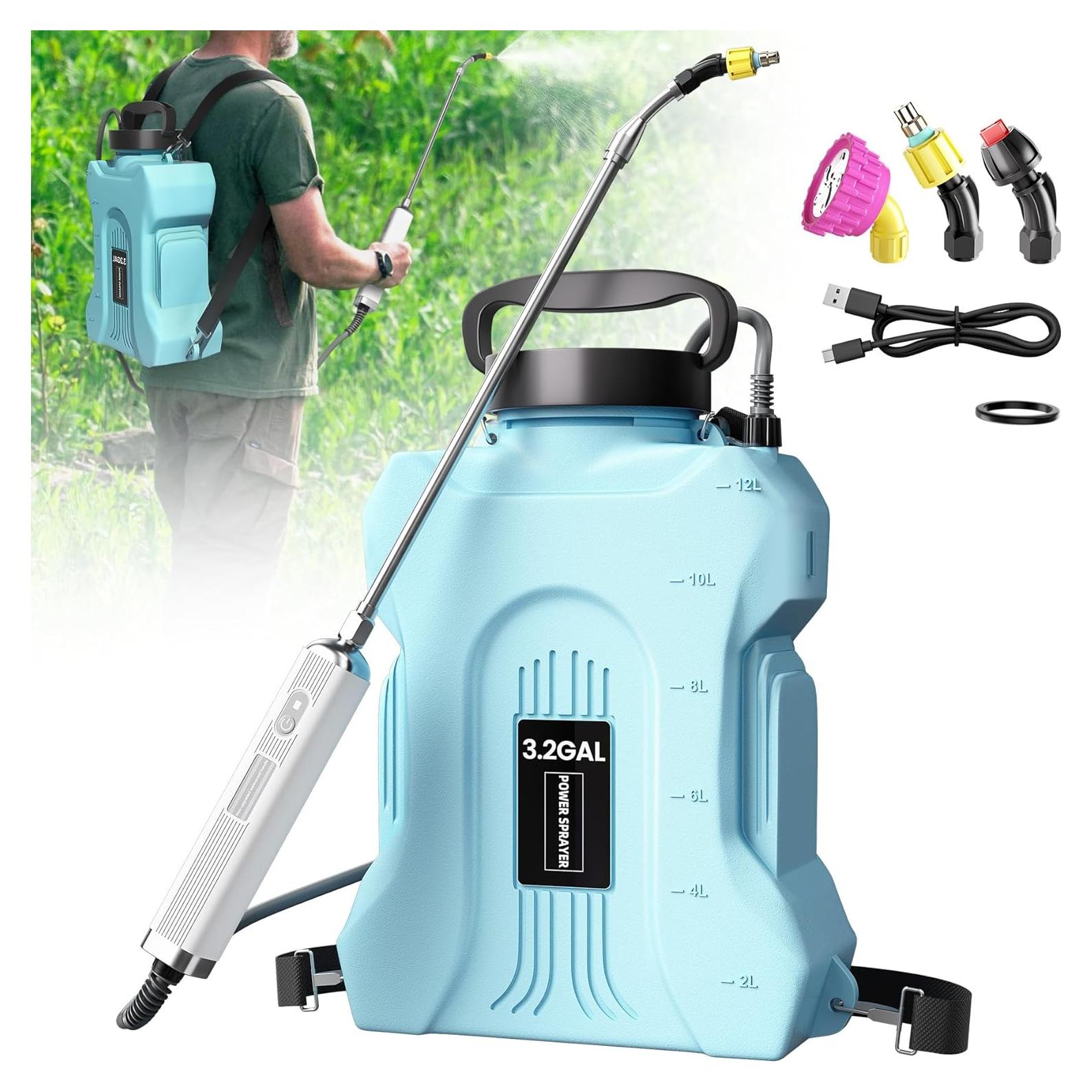 Pulverizador a Batería TIDY PALM 12L con Varilla Telescópica