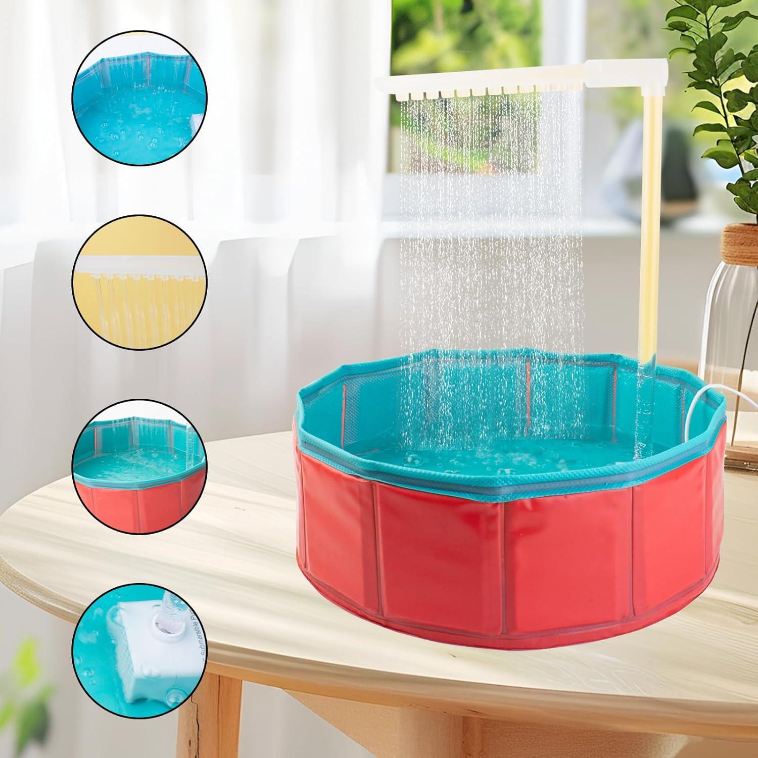 Bañera Automática para Aves FlidRunest con Bomba USB