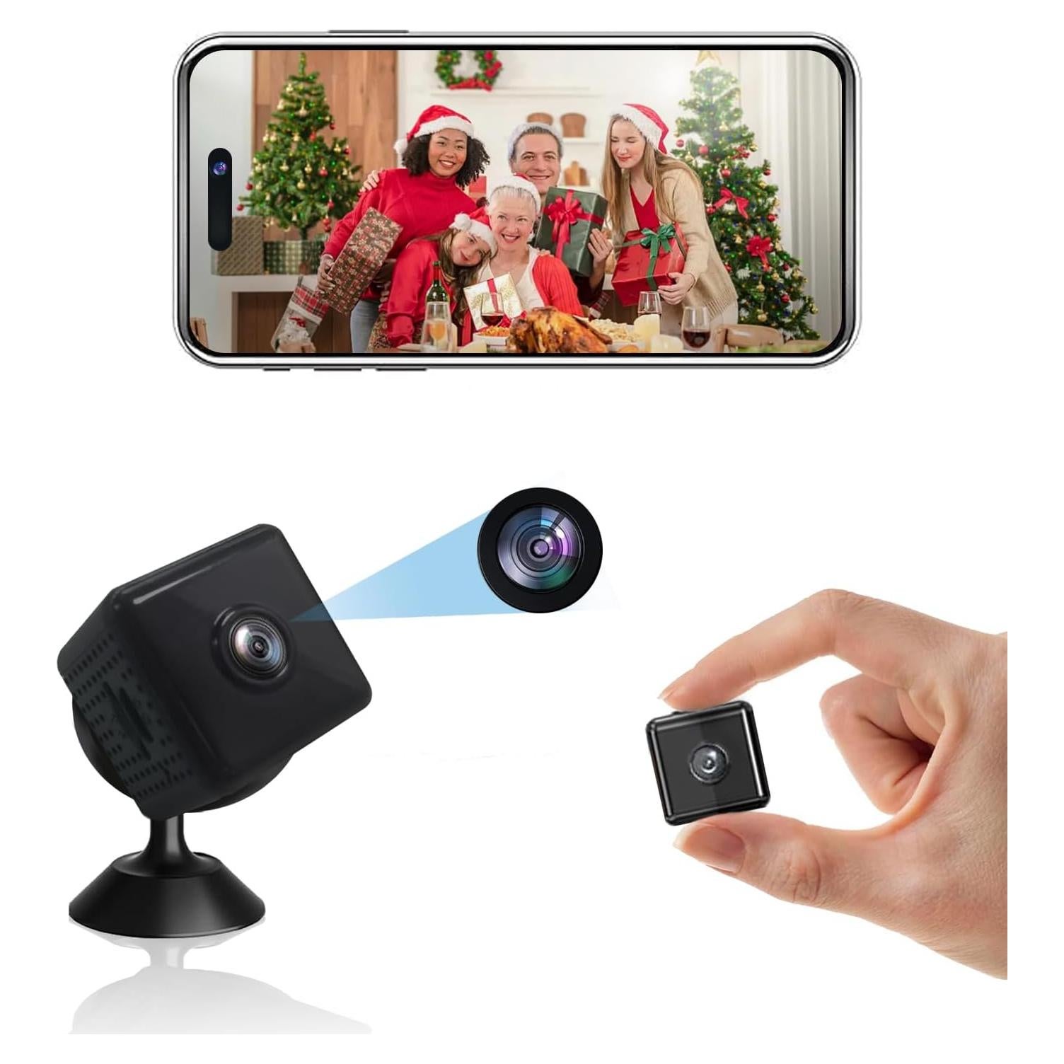 Cámara Oculta OVWE A13 1080P WiFi Inalámbrica con Visión Nocturna