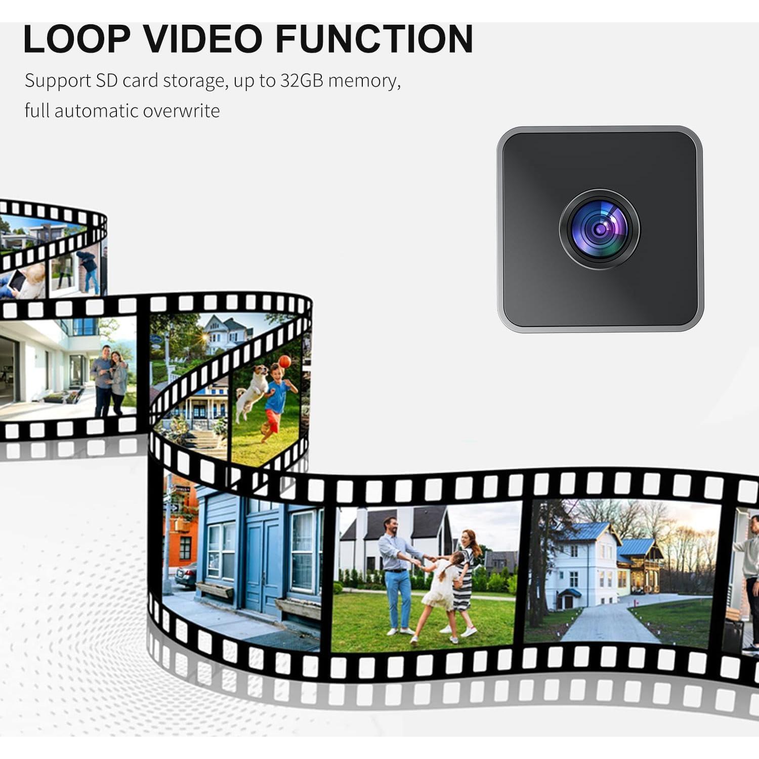 Cámara Oculta OVWE A13 1080P WiFi Inalámbrica con Visión Nocturna