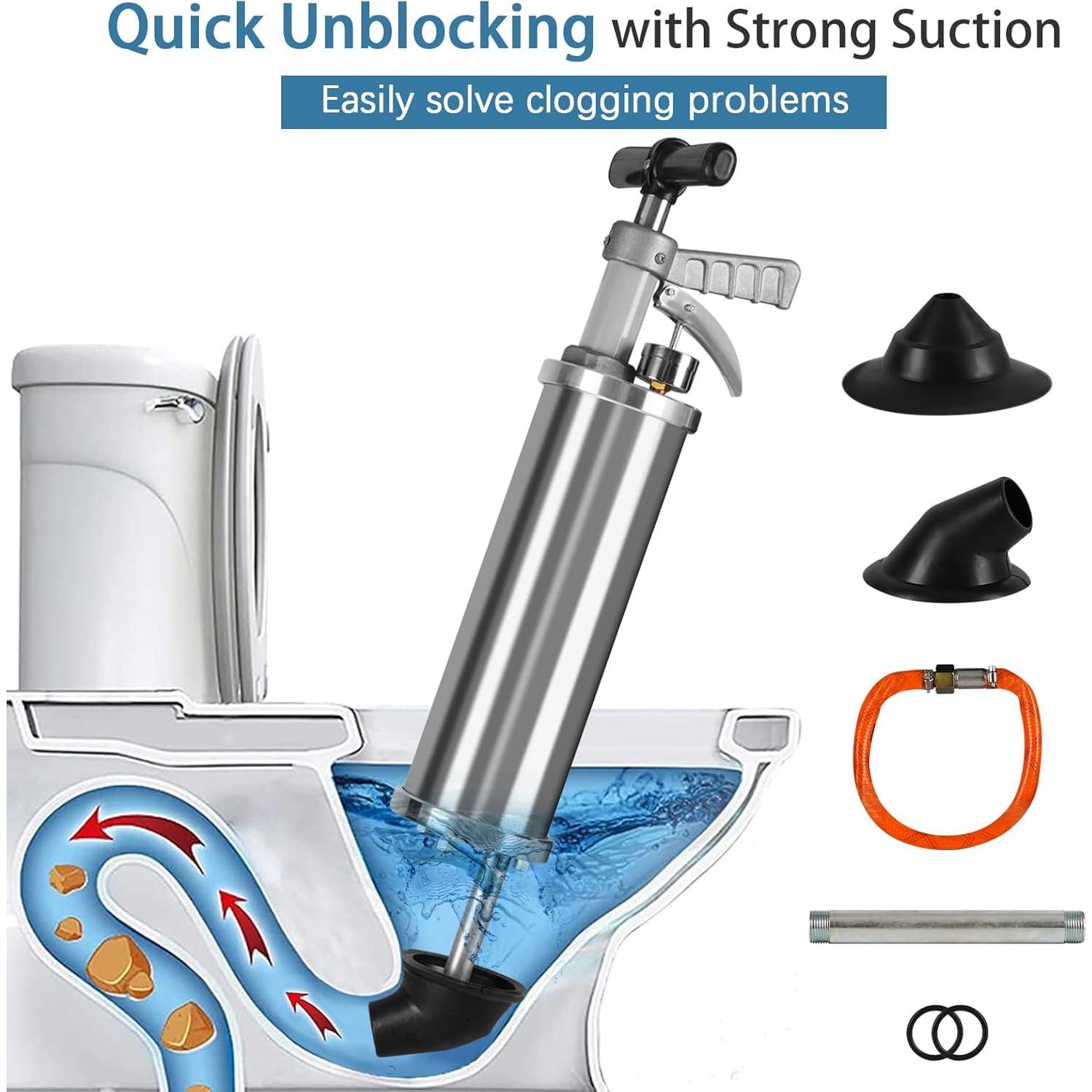 Desatascador de Inodoro Olpchee Alta Presión 3.16 kg Ecológico