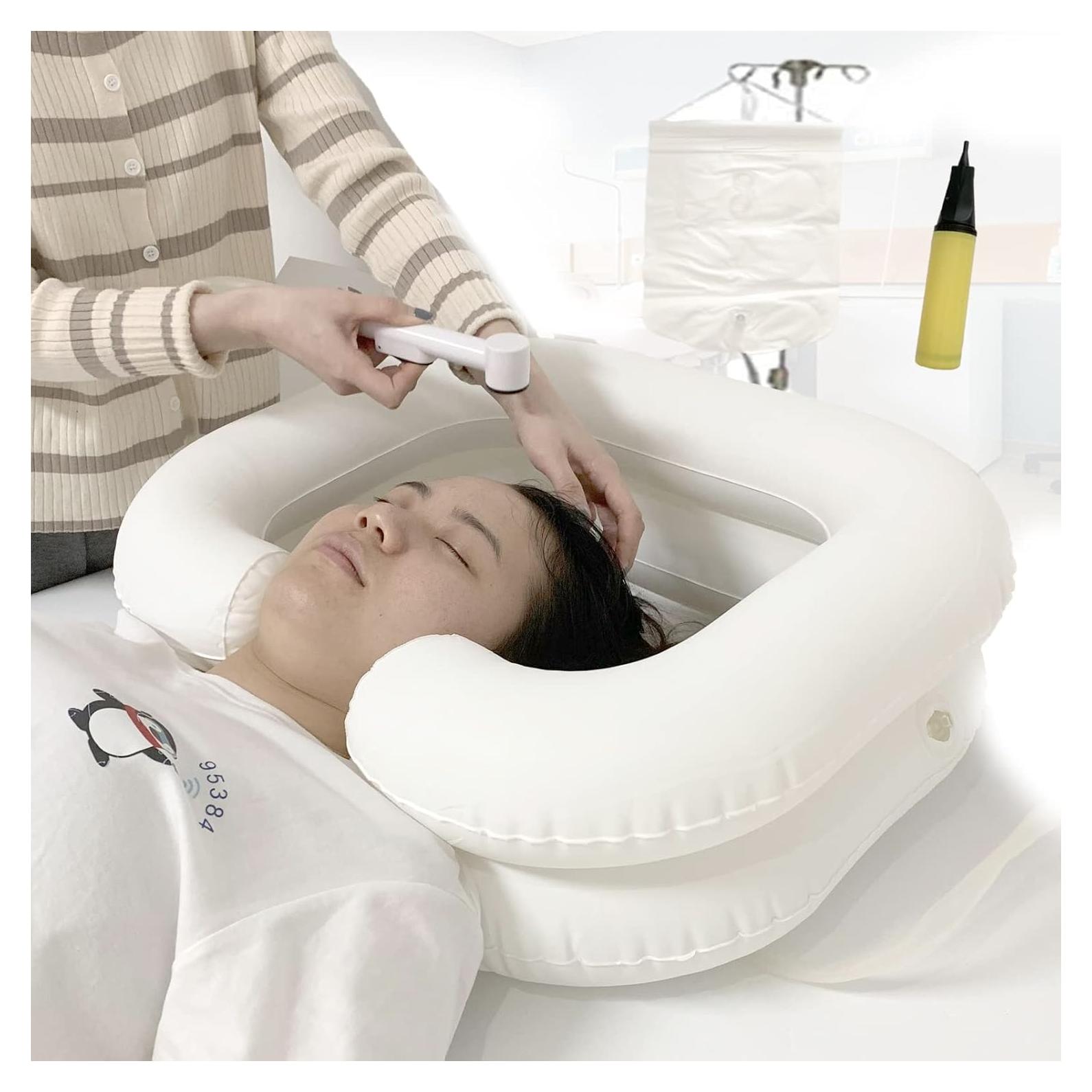 Sistema de Ducha Portátil MESINURS con Cuenca Inflable 9.46L