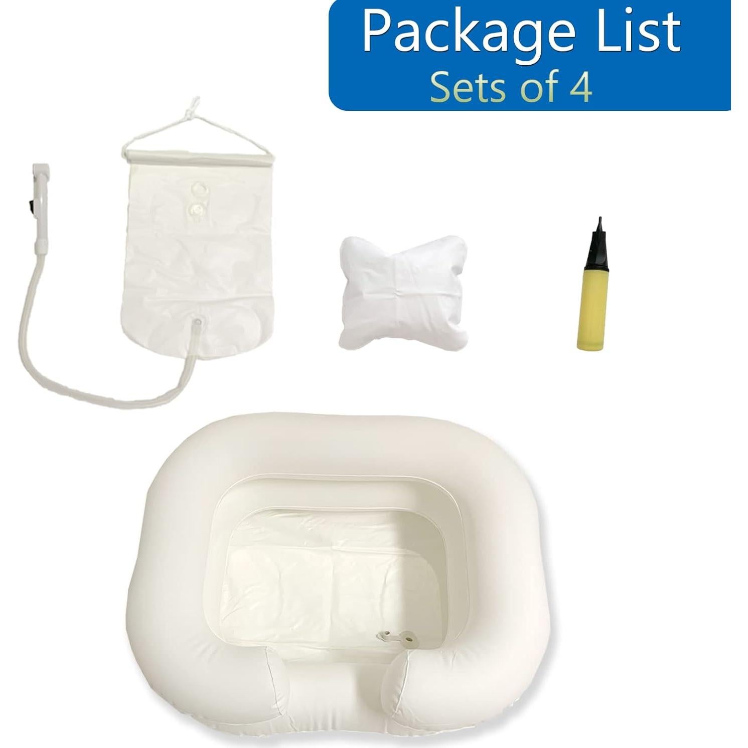 Sistema de Ducha Portátil MESINURS con Cuenca Inflable 9.46L