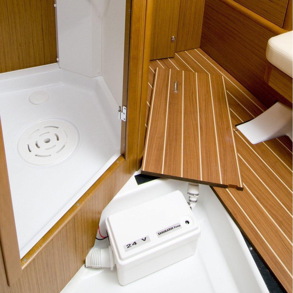 Bomba de Agua Gris SaniMARIN SHOWER Saniflo 24V Compacta