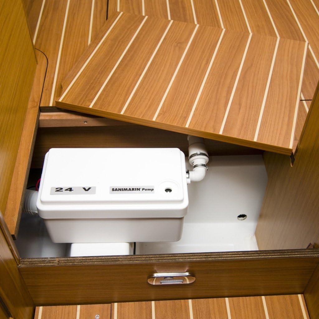 Bomba de Agua Gris SaniMARIN SHOWER Saniflo 24V Compacta