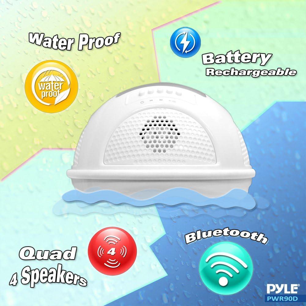 Altavoz Flotante Impermeable Pyle AZPWR90DWT Bluetooth