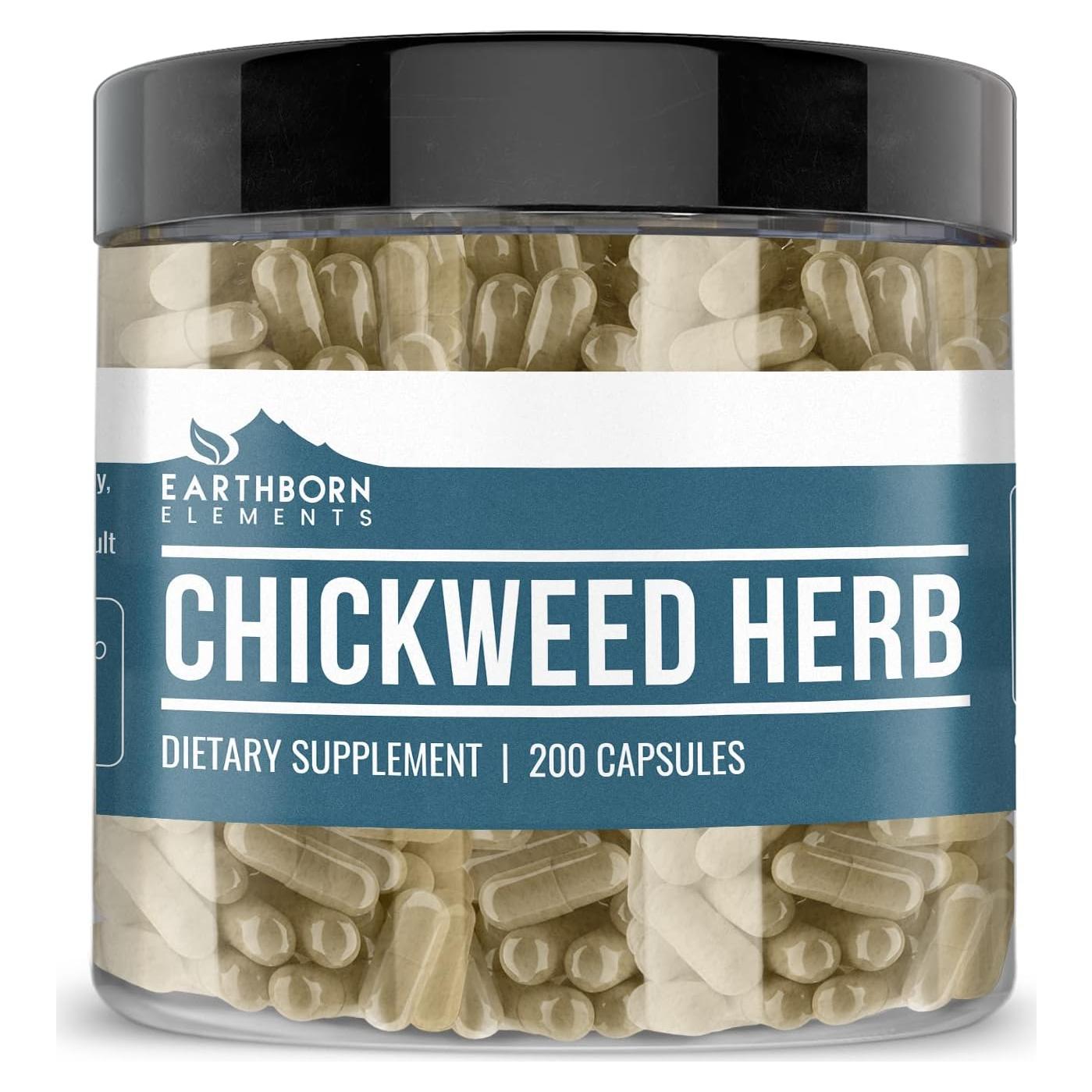 Cápsulas de Hierba de Pata de Gato Earthborn Elements 200 Unidades