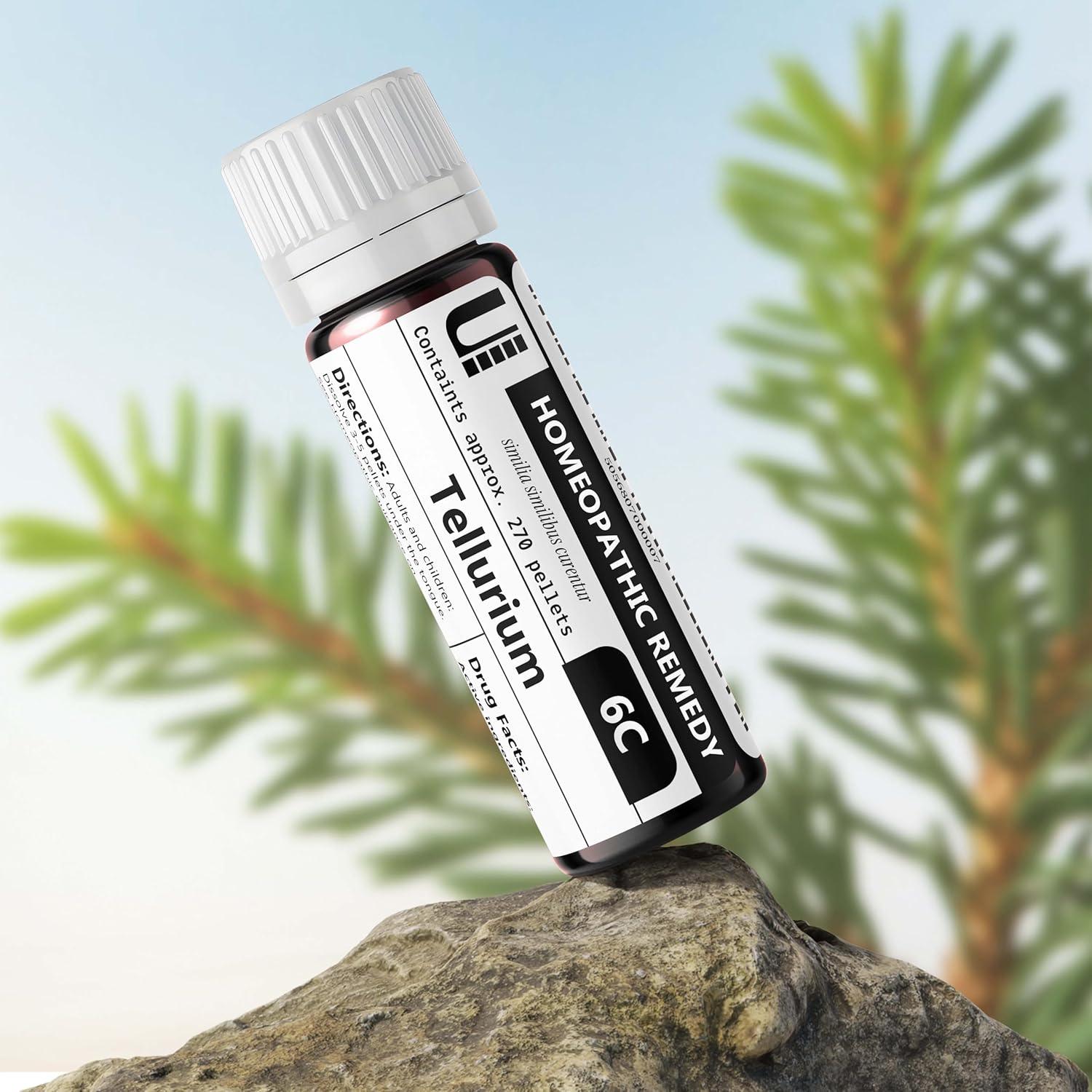 Remedio Homeopático Urenus Telurio 6C 270 Pellets Sin Lactosa