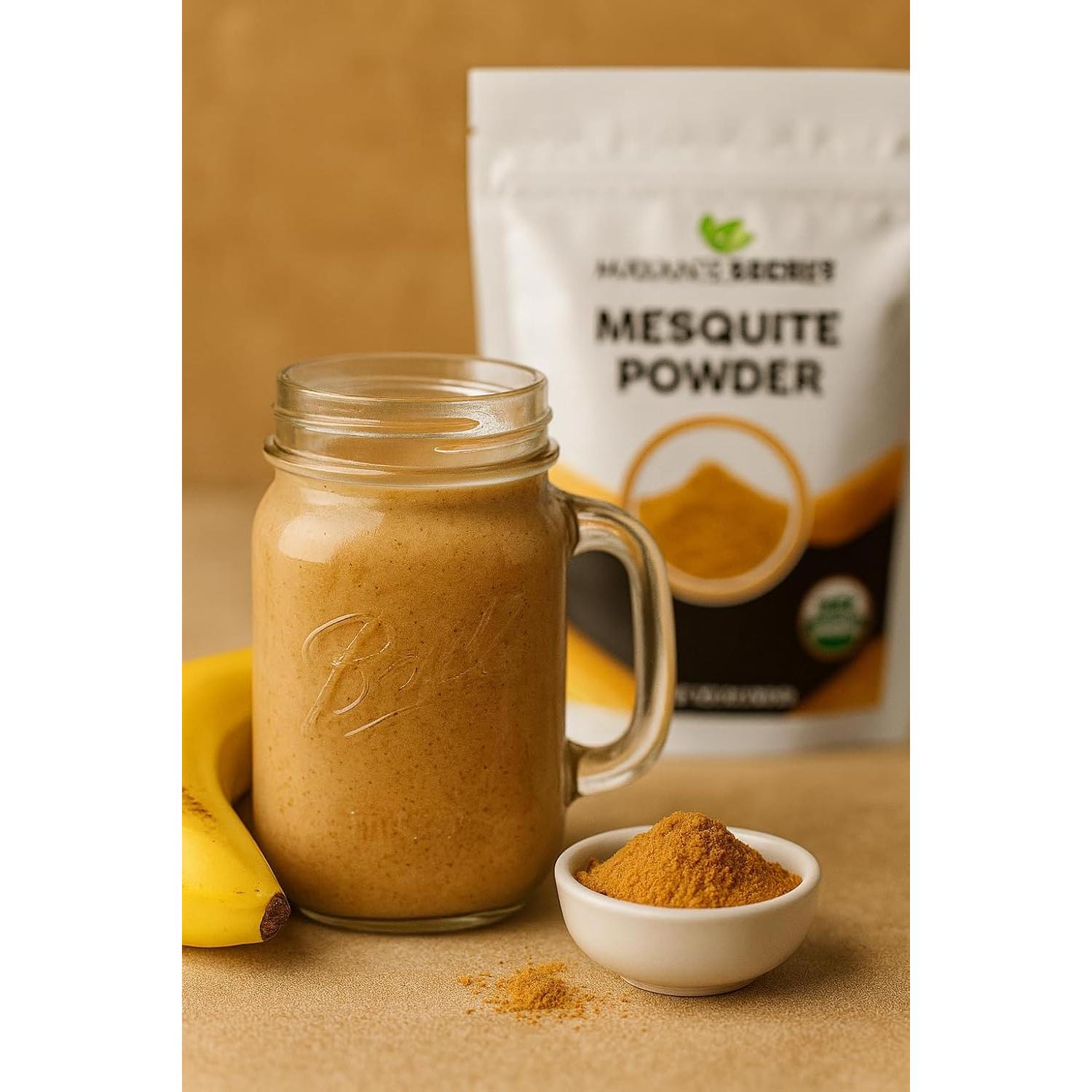Polvo de Mesquite Orgánico USDA 450g - Superalimento Vegano
