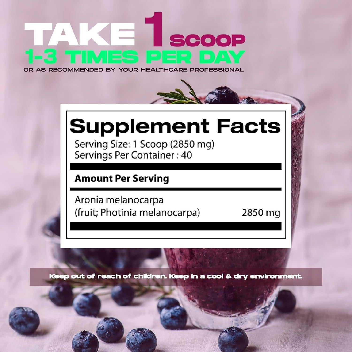 Extracto en Polvo de Aronia 20:1 Samsara Herbs 113g - Antioxidante