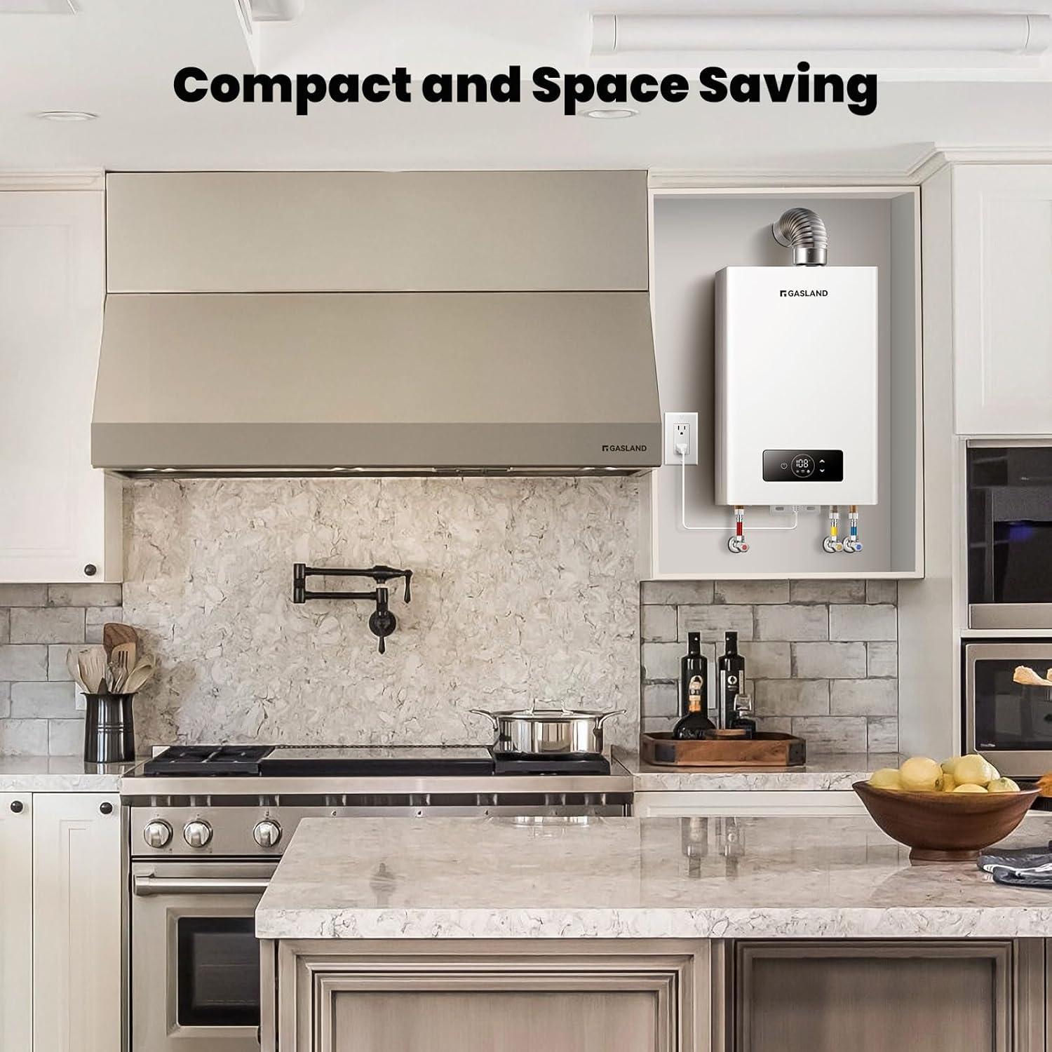 Calentador de Agua Sin Tanque GASLAND CS422LP 102,000 BTU 4.22 GPM