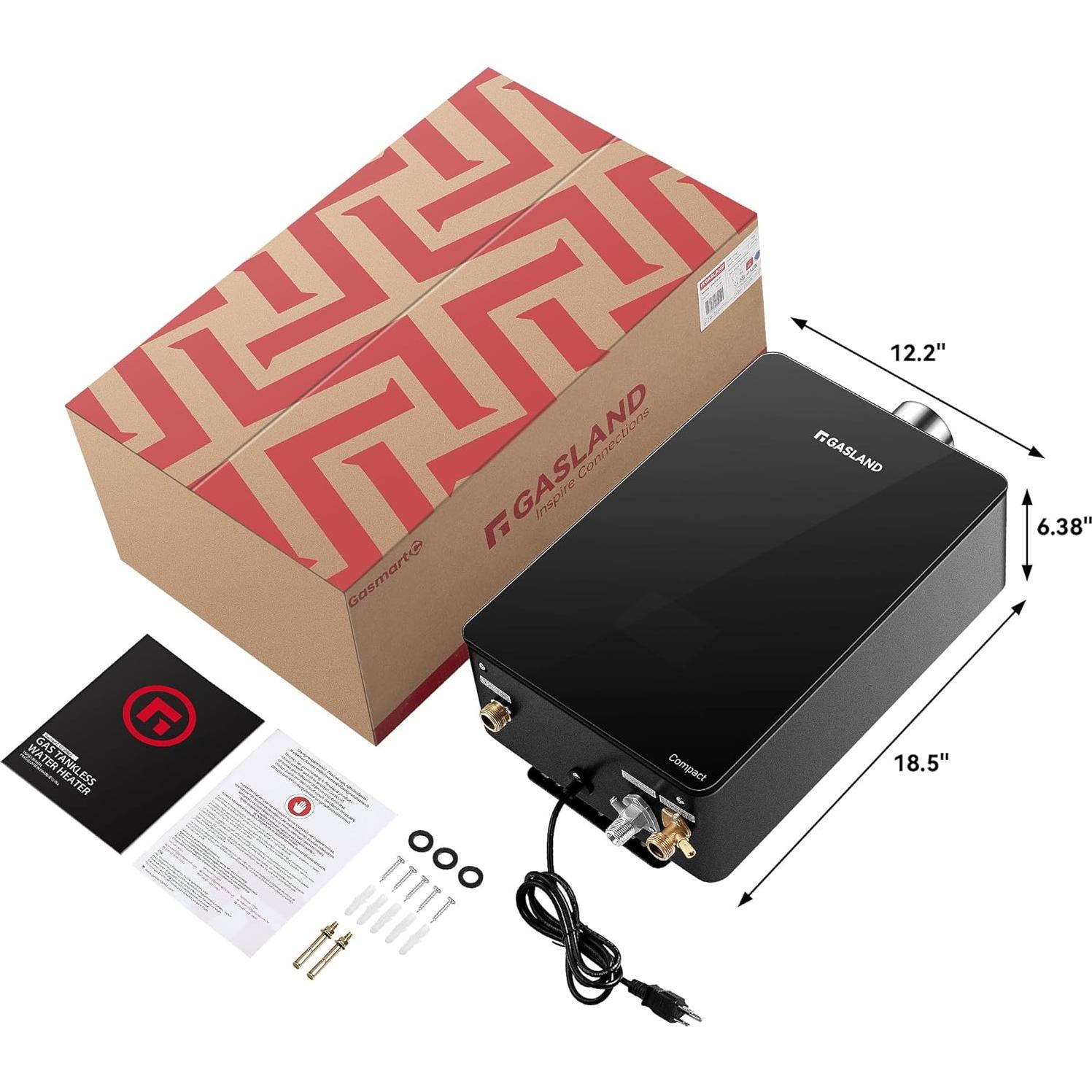 Calentador de Agua Sin Tanque GASLAND CG422LP 4.22 GPM Propano