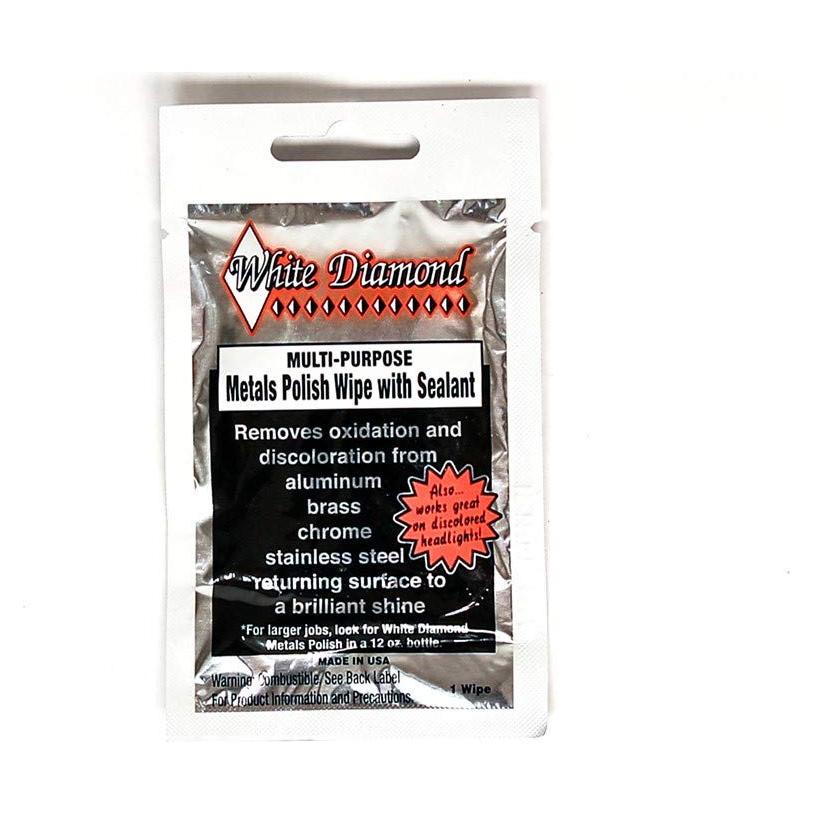 Pulidor de Metal White Diamond 12 Toallitas Multiusos