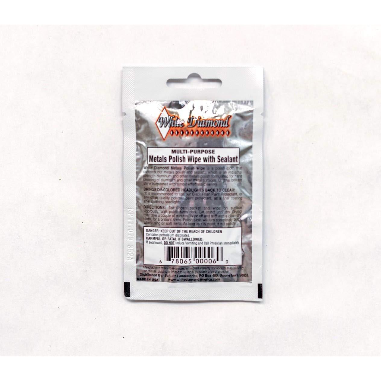 Pulidor de Metal White Diamond 12 Toallitas Multiusos