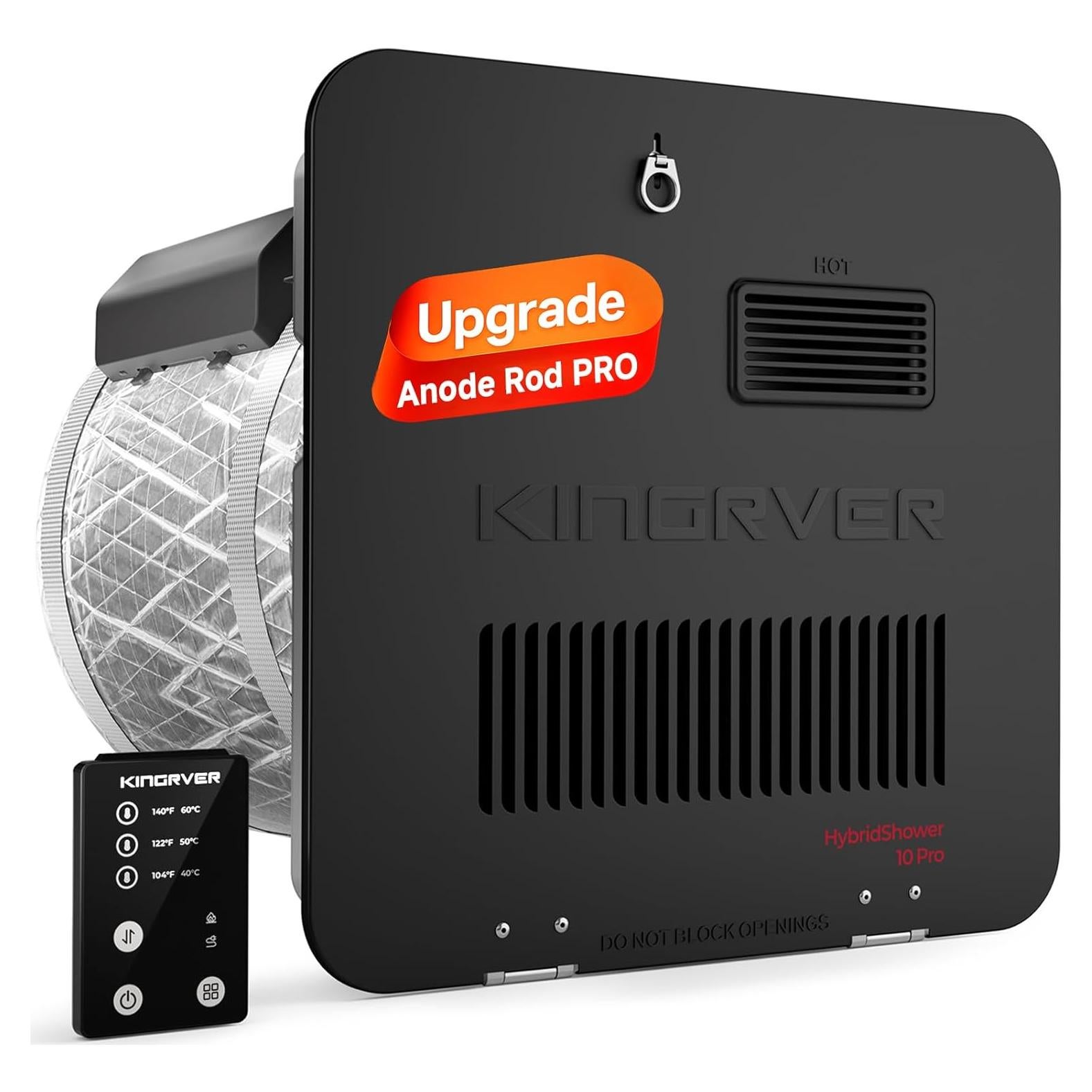 Calentador de Agua para RV KINGRVER HyBridShower 10 Pro 1440W