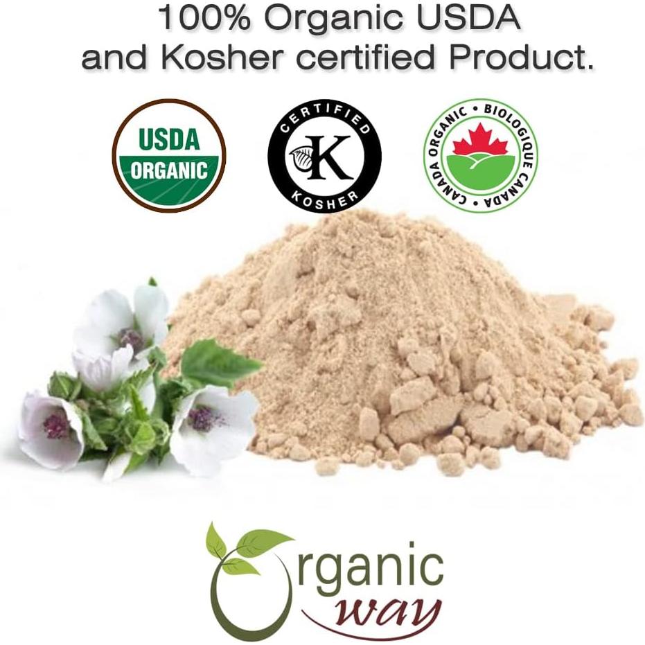 Polvo de raíz de malvavisco orgánico Organic Way 56.7 g