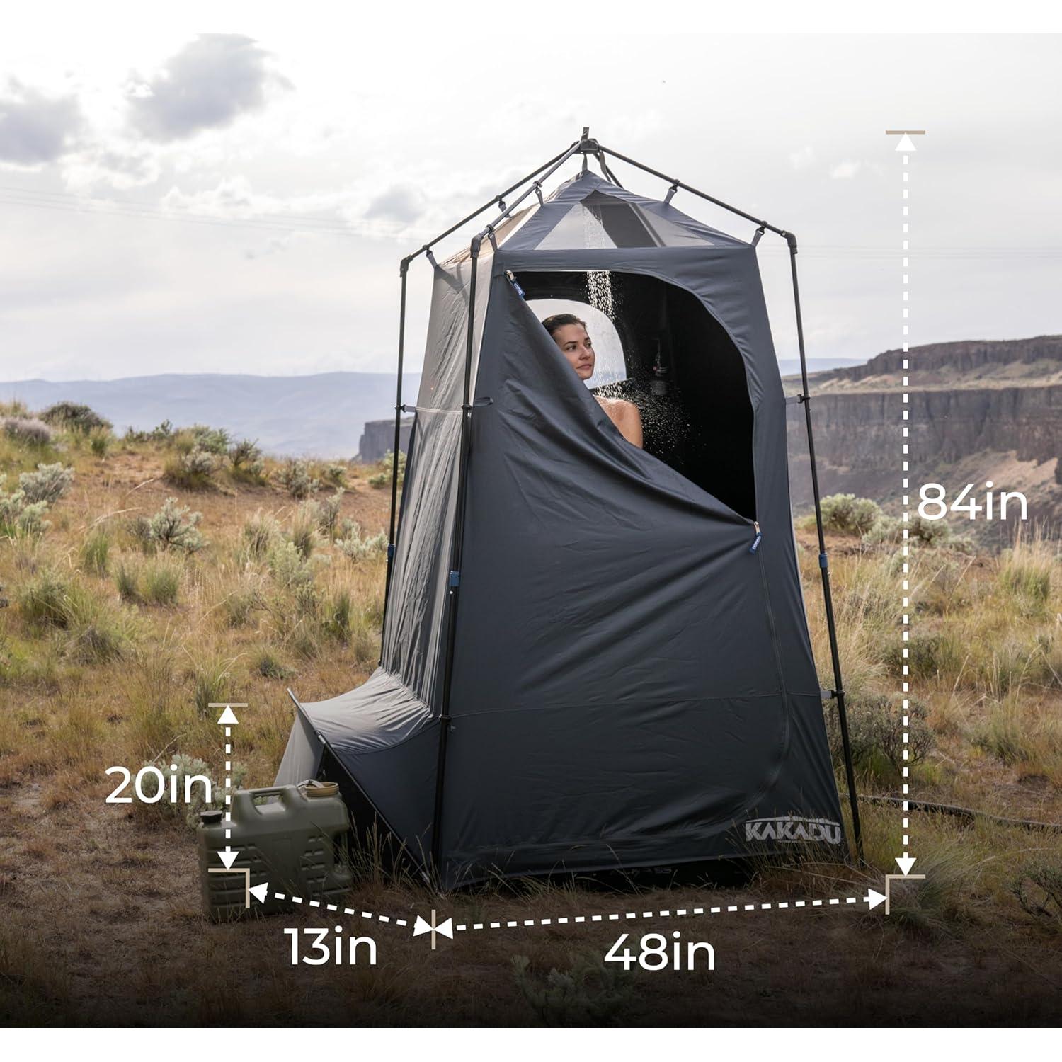 Tienda de Ducha Kakadu Outback Individual con Luz LED
