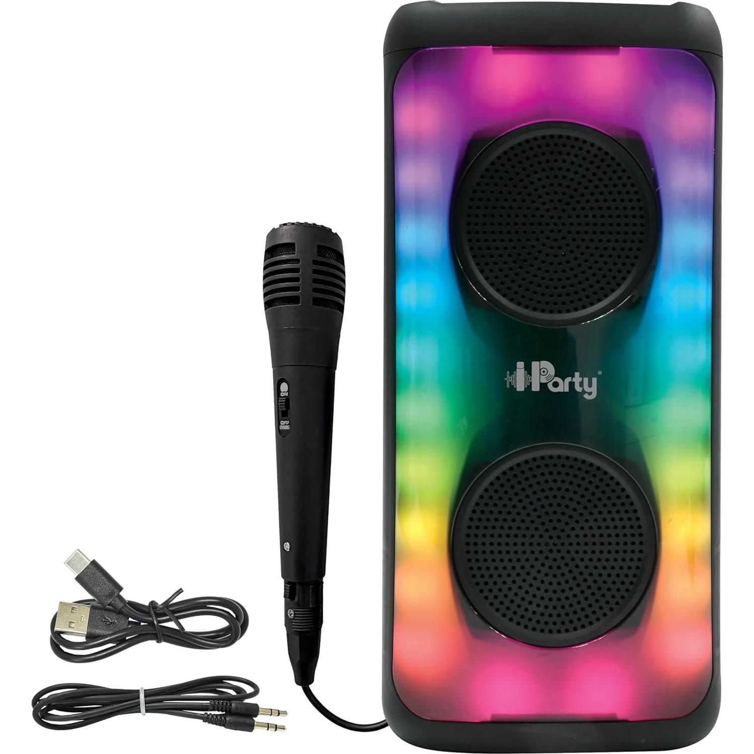 Altavoz Bluetooth Portátil Lexibook iParty K8330 con Micrófono