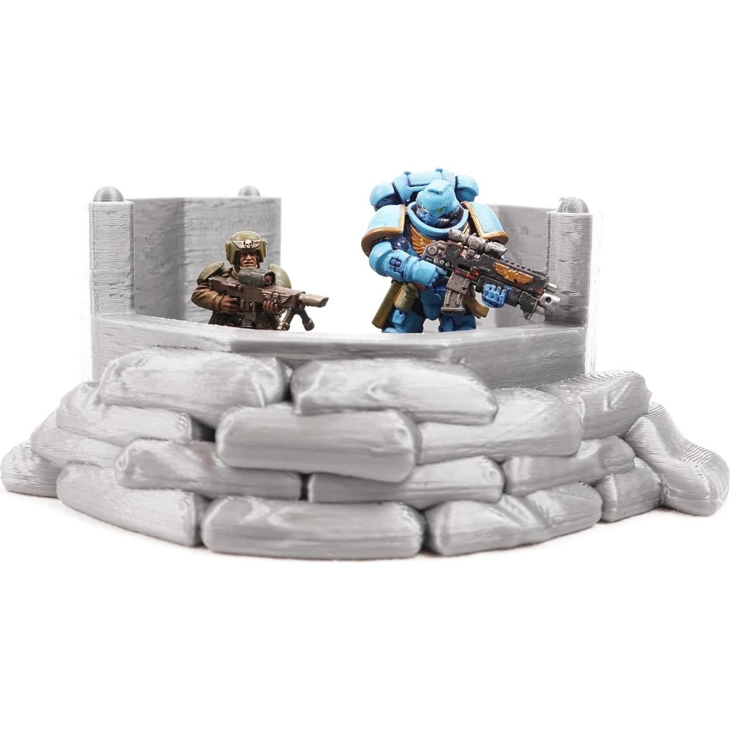 Conjunto de Terreno de Guerra Bunkers 28mm - Terreno de Mesa