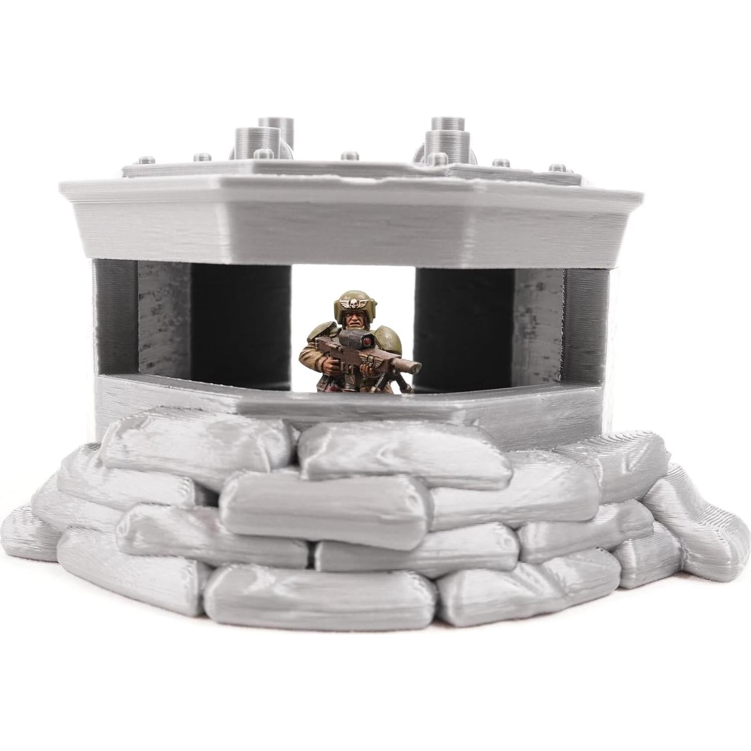 Conjunto de Terreno de Guerra Bunkers 28mm - Terreno de Mesa