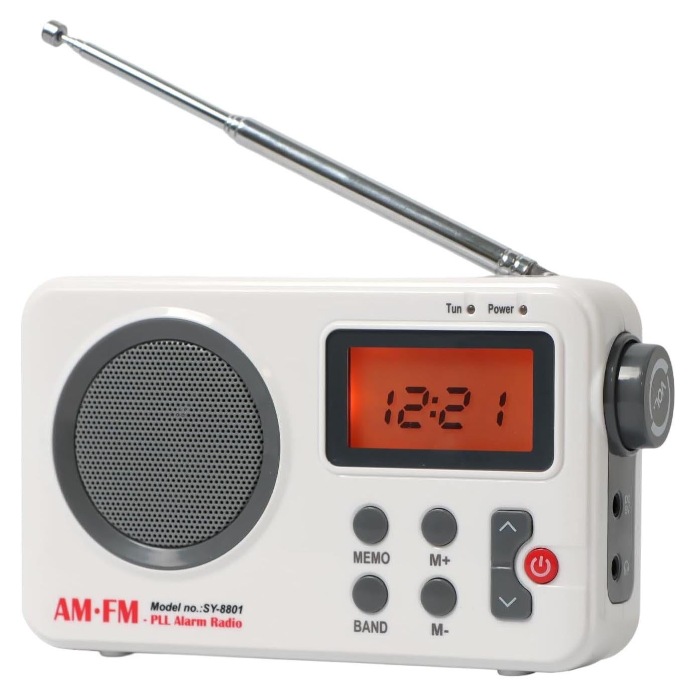 Altavoz de Ducha Portátil EMVANV con Pantalla LCD y Radio FM/AM