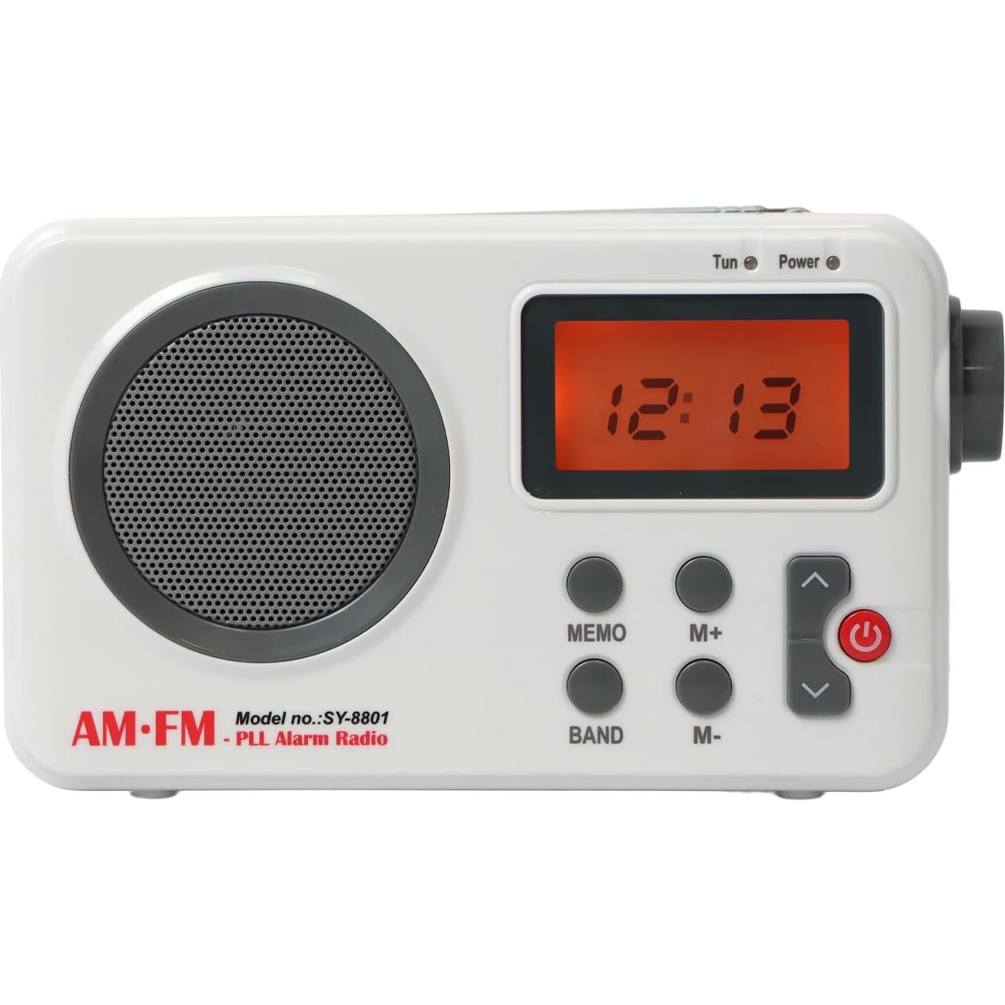 Altavoz de Ducha Portátil EMVANV con Pantalla LCD y Radio FM/AM