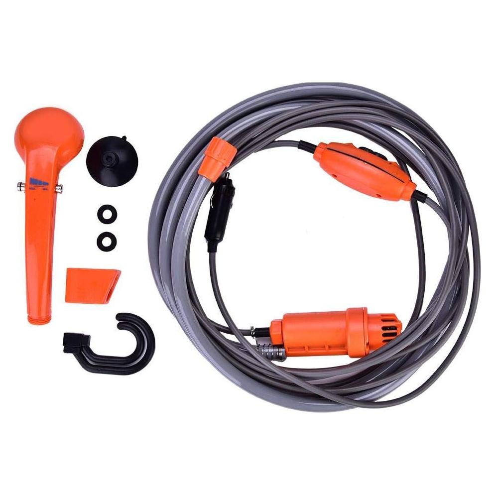 Ducha Portátil Ejoyous 12V para Camping y Exterior