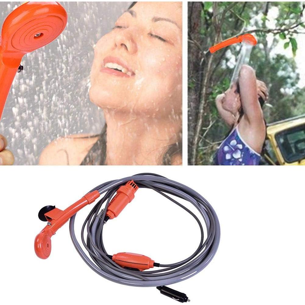 Ducha Portátil Ejoyous 12V para Camping y Exterior